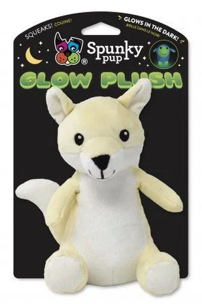 1ea Spunky Pup Glow Fox Small Plush - Toys
